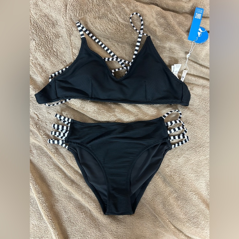 Cupshe Black Bikini Set